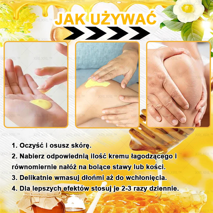 ✨✨XRLXRL™ Krem Łagodzący Ból i Leczenie Kości z Jadłem Pszczelim (Specjalnie dla starszych dorosłych i polecany przez AAOS)