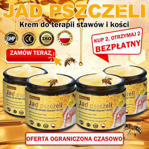 ✨✨XRLXRL™ Krem Łagodzący Ból i Leczenie Kości z Jadłem Pszczelim (Specjalnie dla starszych dorosłych i polecany przez AAOS)