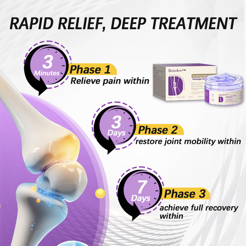 👨⚕️Zatwierdzone przez American Orthopaedics (AAOS)👨⚕️Żel do masażu łagodzący ból stawów i kurkumę Raindew™ z olejkiem emu👨⚕️Zatwierdzone przez American Orthopaedics (AAOS)