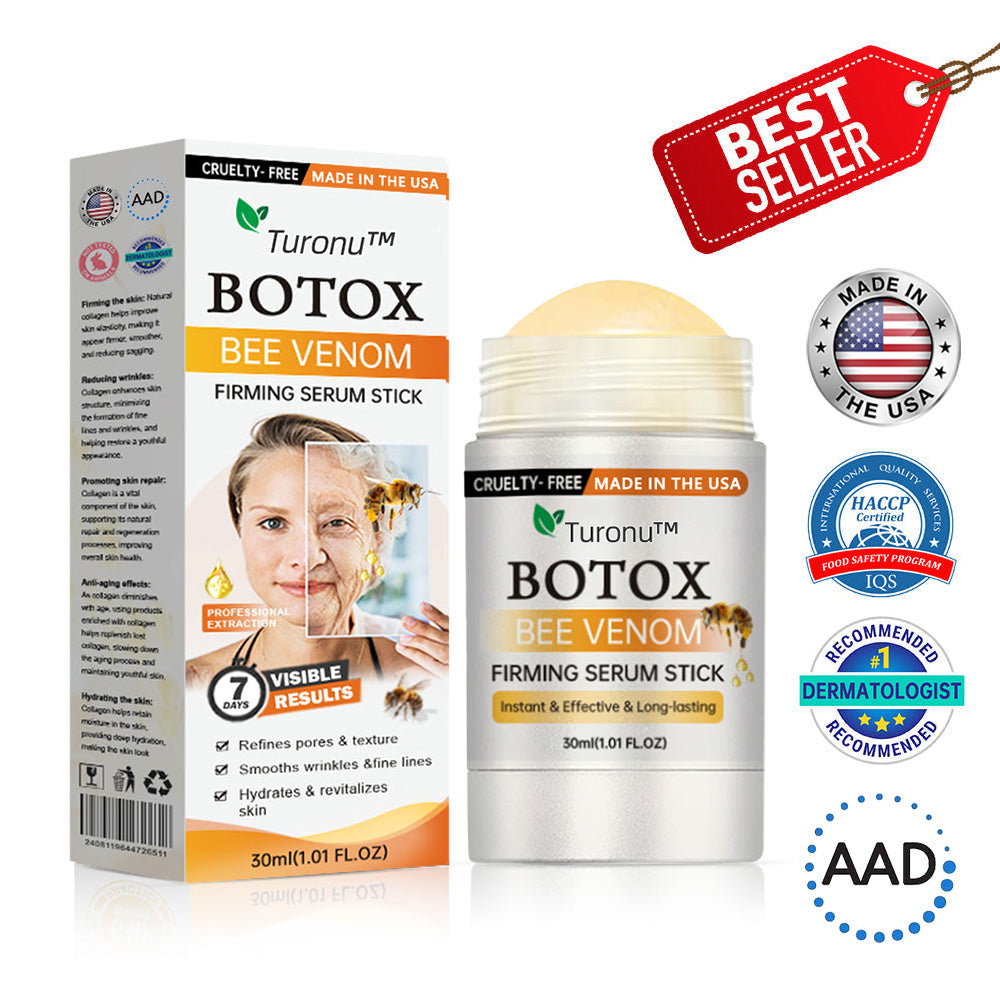 Wyprodukowano i wysłano ze Stanów Zjednoczonych✨Turonu™ Botox Bee Venom Firming Serum Stick(🔥OSTATNI DZIEŃ 70% ZNIŻKI)💄