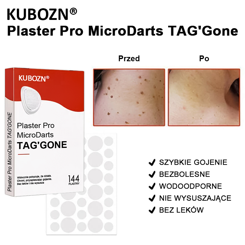 Plastry do usuwania narośli skórnych HIYF™ Pro MicroDarts TAG'Gone