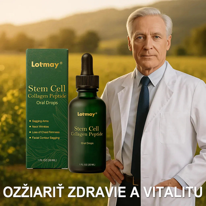 Lotmay® 🚀 Ústne kvapky s kmeňovými bunkami a kolagénovými peptídmi (Vyprúžte a spevnite pokožku a znížte tvorbu vrások)