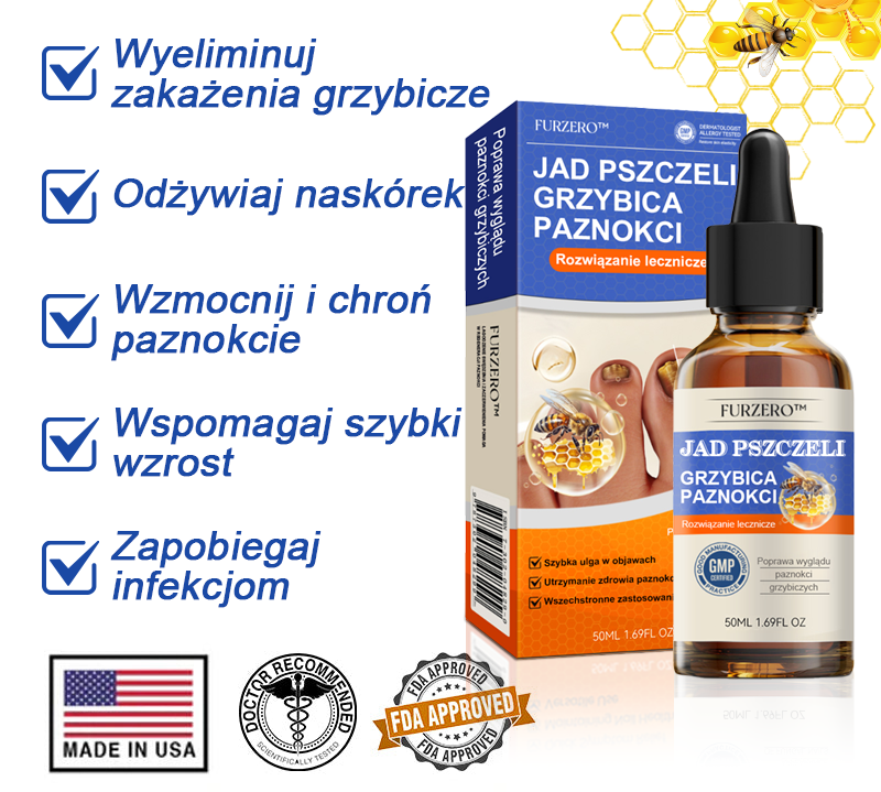 🐝🐝Furzero™ Bienengift Nagelpilz Leczenie: Całkowite rozwiązanie problemu grzybicy paznokci🌟👣