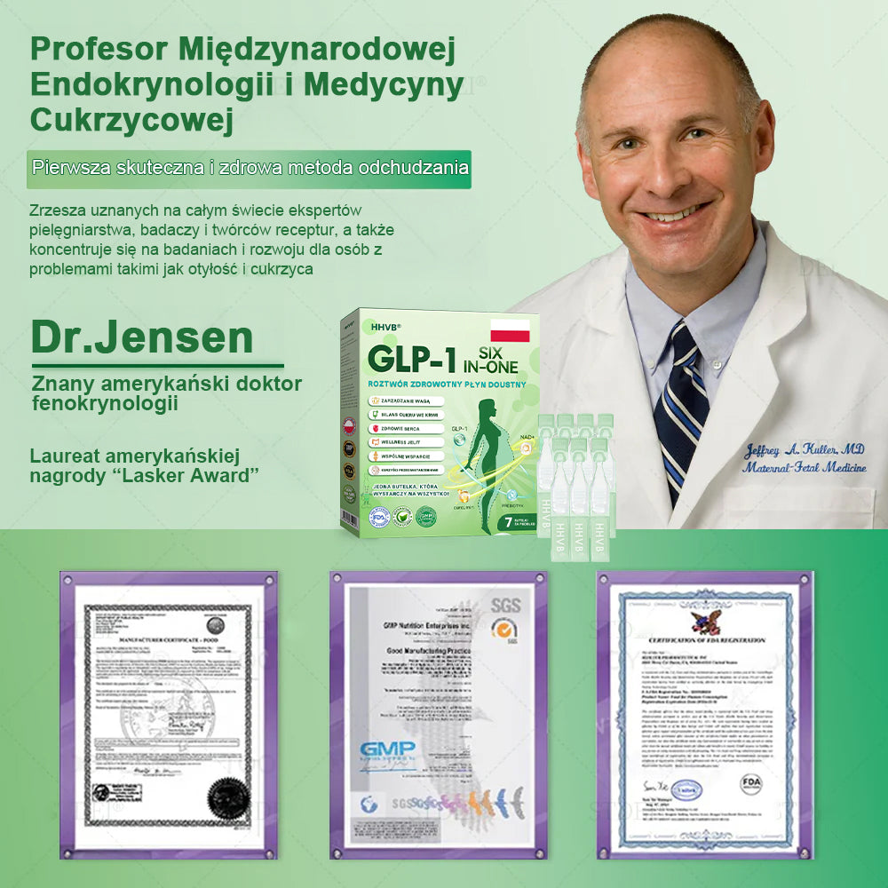 Zalecane przez Centrum Zdrowia w Polsce | Oficjalny sklep 👨‍⚕️👨‍⚕️HHVB® GLP-1 doustny roztwór na odchudzanie 💥 Otyłość, choroby układu krążenia, cukrzyca, bezdech senny, problemy ze stawami i inne