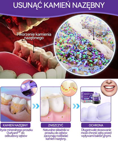 Ourlyard™ Proszek mineralny do regeneracji zębów 🔥