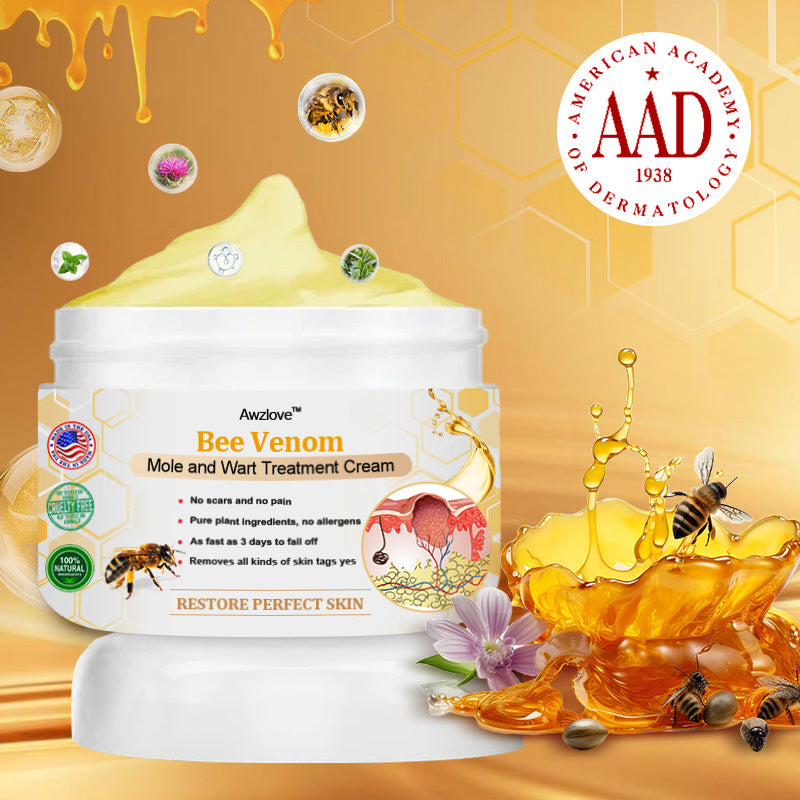 🌟[🌟Tienda de marca oficial🌟] 𝐀𝐰𝐳𝐥𝐨𝐯𝐞™ Crema para el tratamiento de verrugas y lunares con veneno de abeja (👨‍⚕AAD RECOMIENDA)