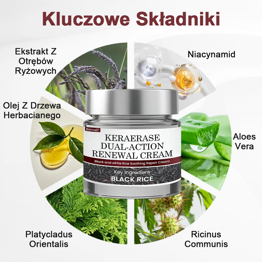 Krem regenerujący Biancat® KeraErase o podwójnym działaniu