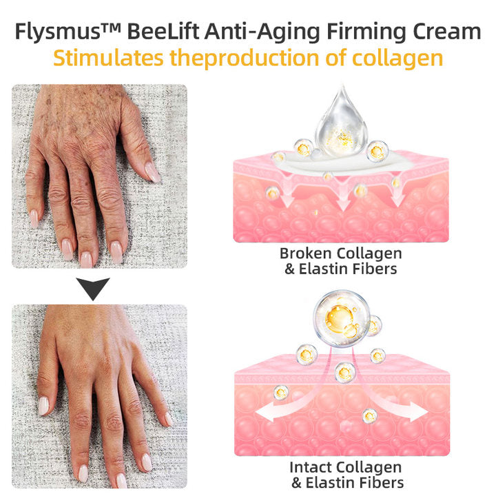 💐🐝Flysmus™ BeeLift Anti-Aging Firming Cream,Address Crepe & Sagging(🔥74% Off for a Limited Time!)